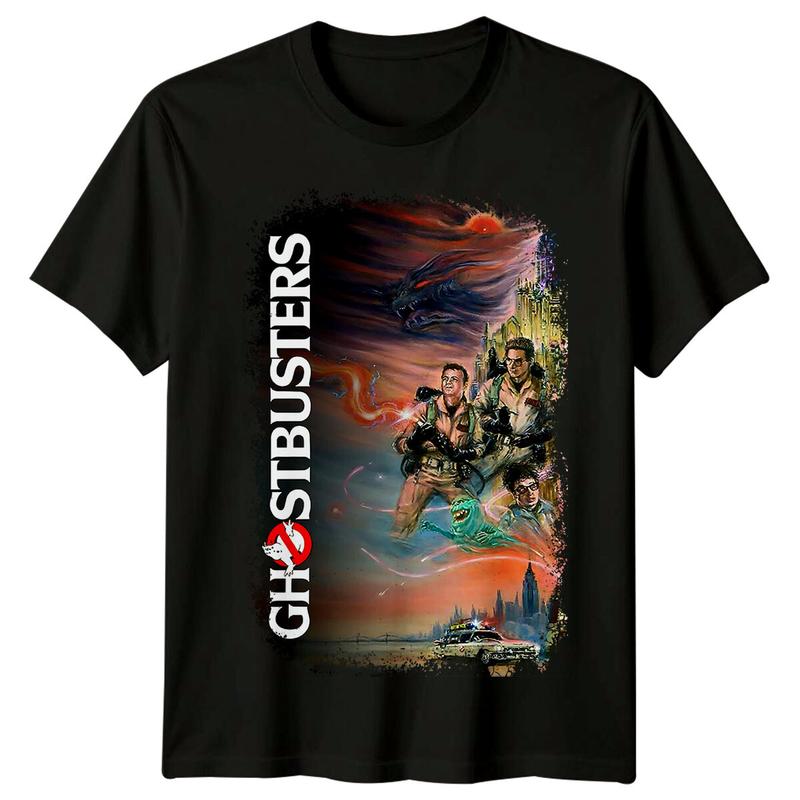 Geisterjäger (1984) Unisex T-Shirt im Stil eines Filmplakats Retro 80er Jahre Tee