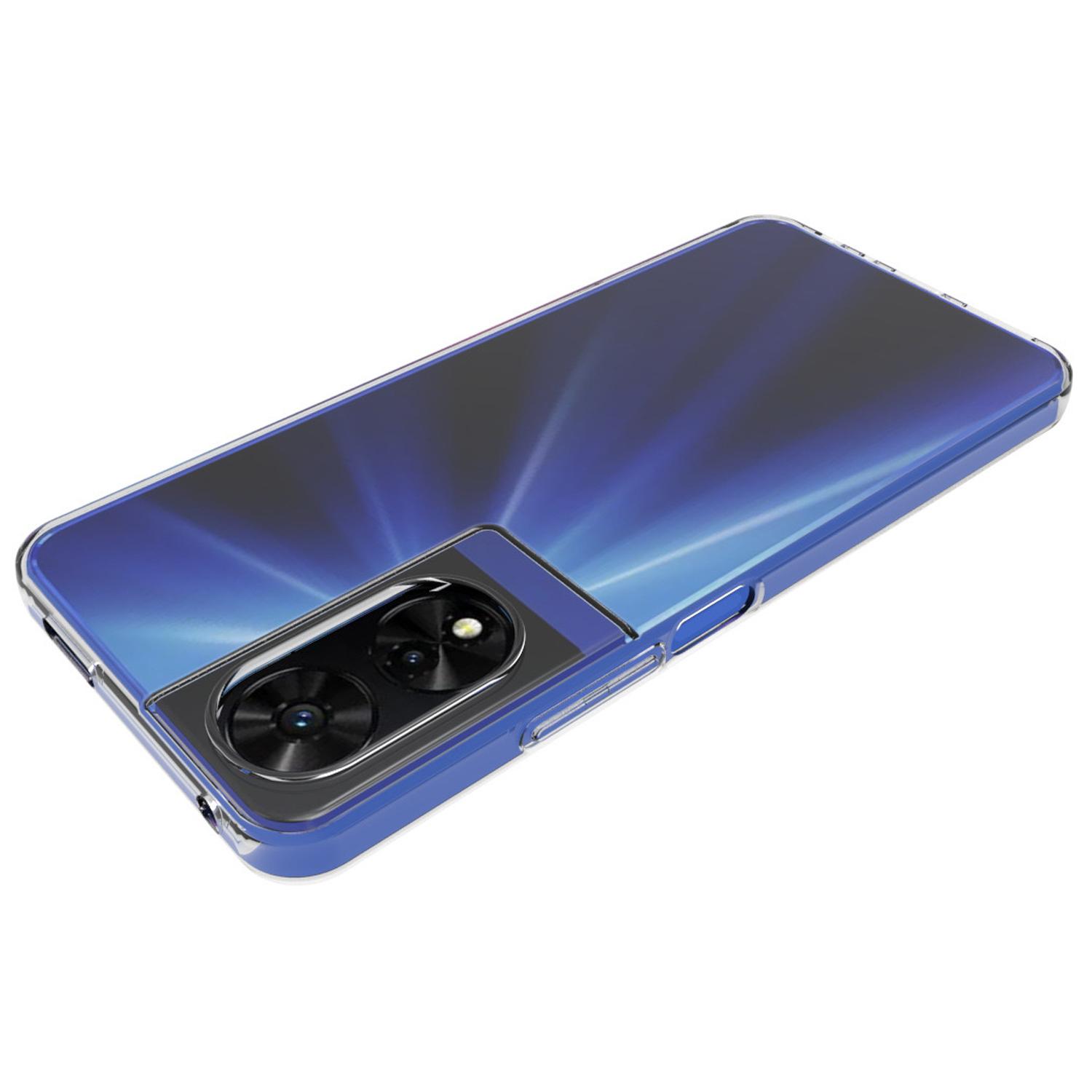 

For TCL 505 Case Clear TPU Phone Protective Cover Ultra-thin Phone Shell with Big Lens Hole A