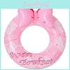 Ins Child Swim Ring Butterfly Bow Seat Thickened Inflatable Swim Ring With Handle Baby Toddler Sitting Ring