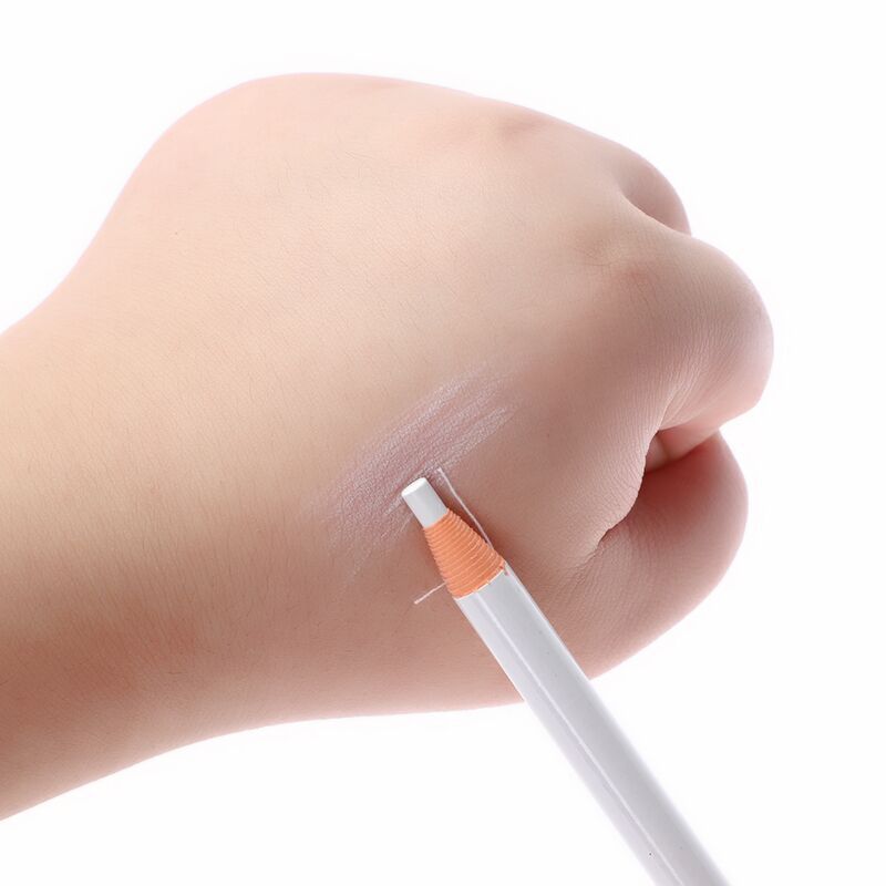 

Белый карандаш для бровей Tattoo Eyebrow Pencil с дизайном на шнурке, водонепроницаемый и устойчивый к поту, специальный дизайн, позиционирование бровей и маркер с фиксированной точкой белый