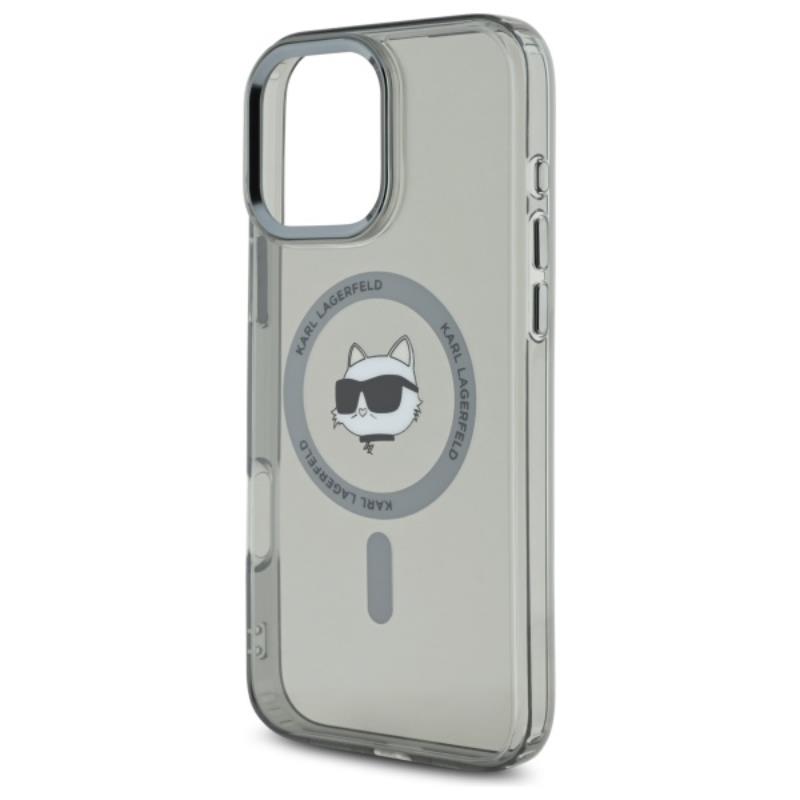 Karl Lagerfeld Iml Metal Choupette Head Magsafe - Etui Iphone 16 Pro (Czarny)