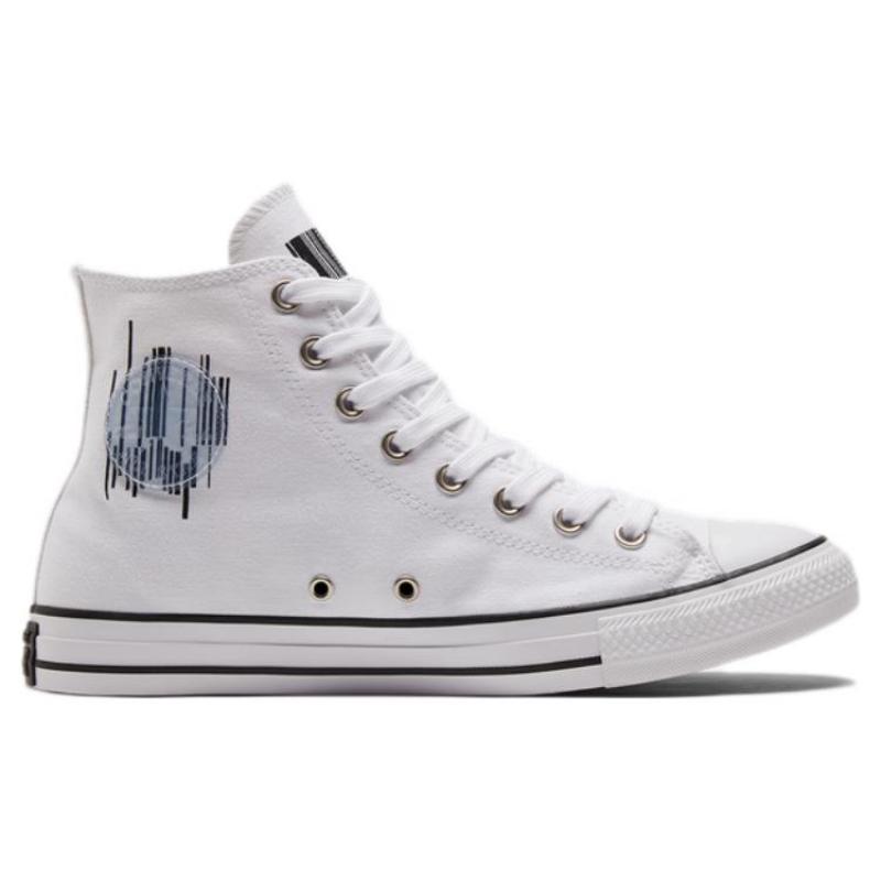 Converse Chuck Taylor All Star Alpargatas de Cano Alto Simples e Versáteis Unissex Branco
