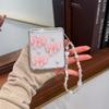 3D Bow For Samsung Galaxy Z Flip 5 6 7 5G Bracele Case Hinge Magnetic PC Shell Shockproof Protective Transparent Back Cover