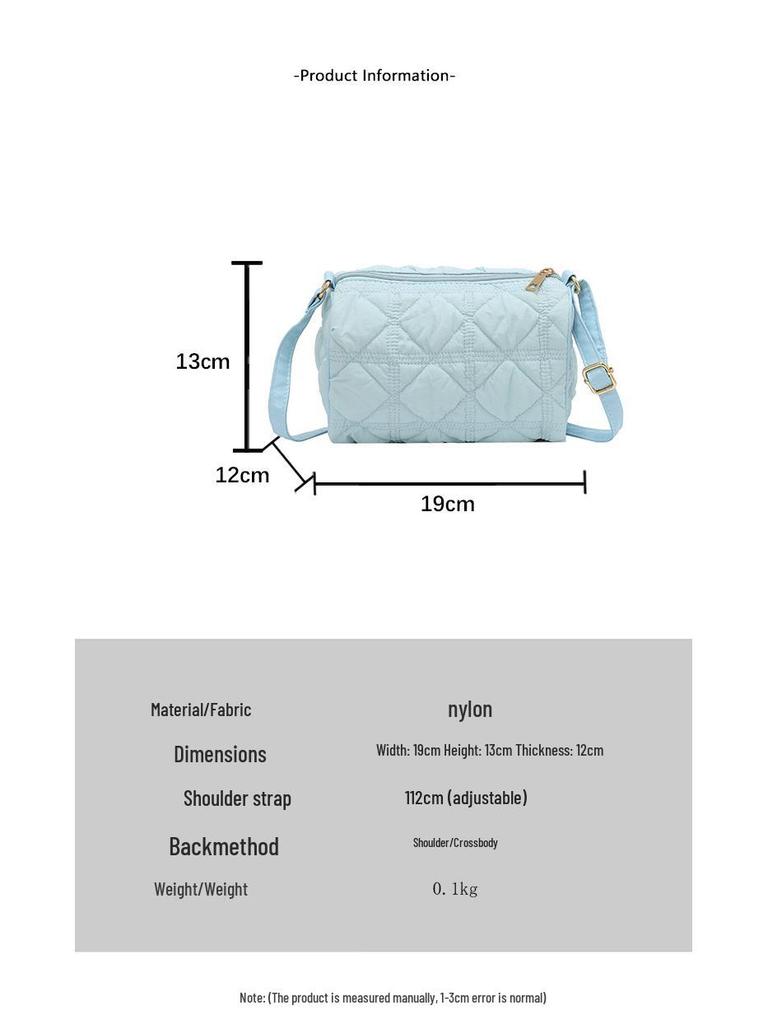 Korean Style Cloud Bubble Crossbody Bag: Niche Pleated Commute Shoulder Bag for Women