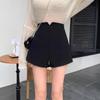 Small Spring and Autumn New Casual Shorts for Women Versatile A-line Shorts with Hip Bottoms Hot Girl V-waist Long Legs Shorts