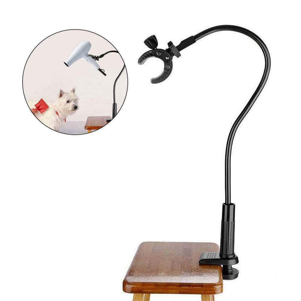 Hair Drye Holder Dog Grooming 360 Degree Pet Grooming Shelf Hands-Free Rotatable Hair Dryer Bracket