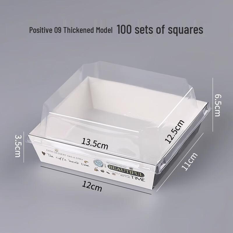 Пластиковые контейнеры для десертов и сэндвичей на вынос AVADEN