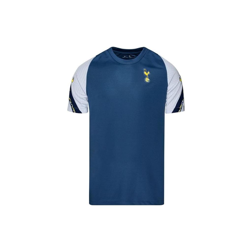 Nike Dry Strike Tottenham Hotspur Football Training Color Block Crew Neck Short Sleeve T-Shirt Men Tops Blue CK9633-469