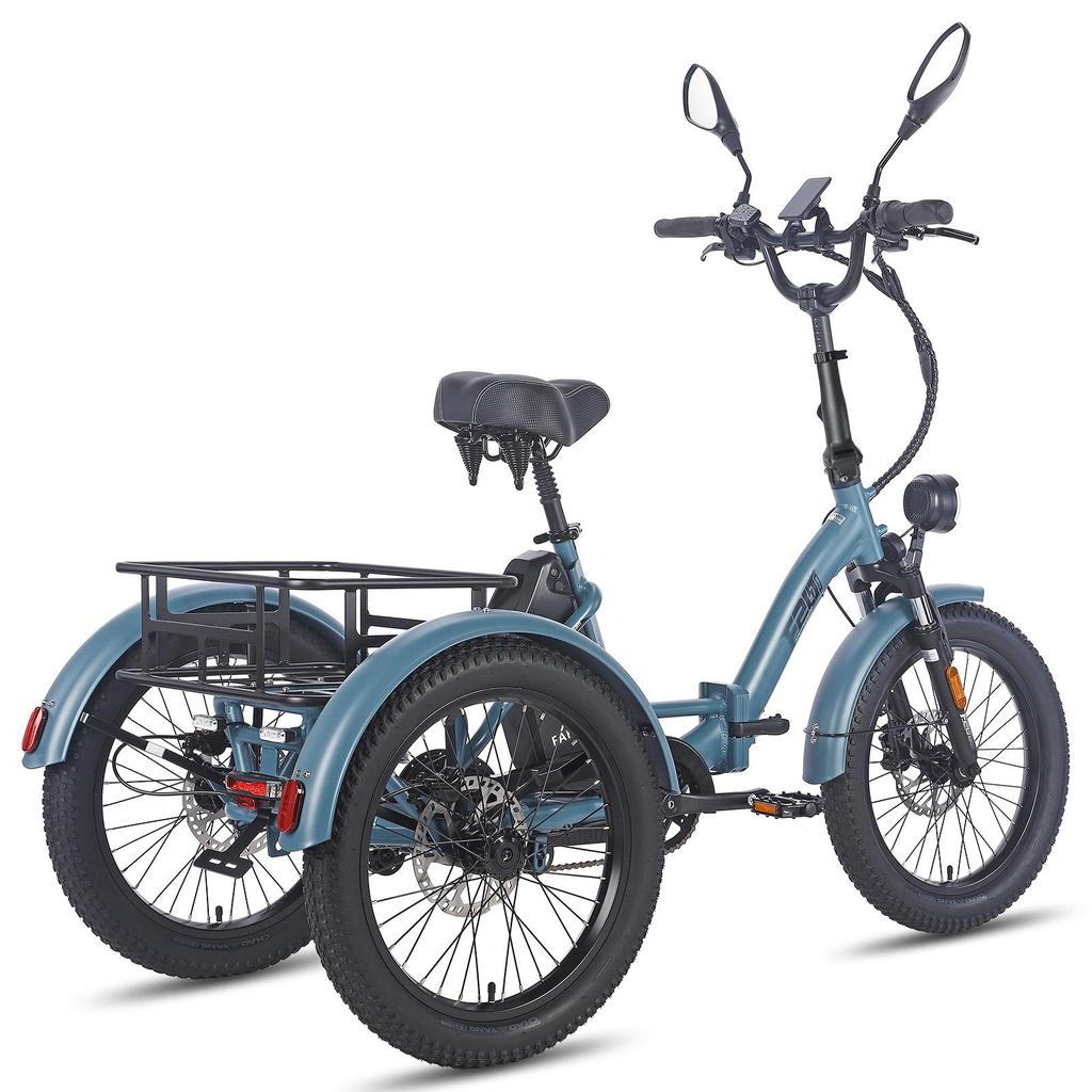 Elektrisches Lastenrad Fafrees F20 Mate 20" 500W Motor Straßenzulassung für Elektrofahrrad 48V 21AH 7 Gänge Max. Zuladung 180kg