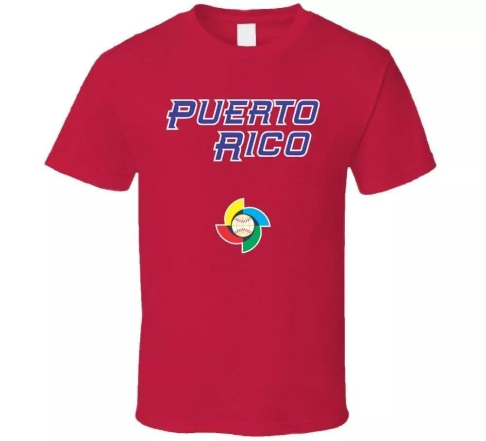 Puerto Rico World Baseball Classic Red T Shirt