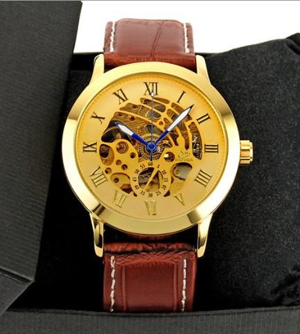 Hot-selling SHENHUA Shenhua Mechanical Watch Men's Fashion Hollow Retro Watch, Fully Automatic Machinery