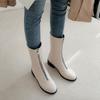 Women's Low-heeled Short Boots Autumn and Winter New Thick-heeled Large-size Comfortable Casual Short Boots