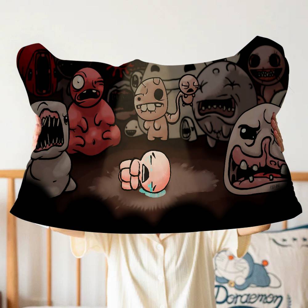 Hot Game The Binding Of Isaac Cartoon Pillow Towels- Single Quick-Dry Polyester Pillowcase Pillow Core Cover Breathable