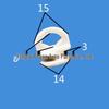 Shaanxi Heavy Truck Delong 3000 Curtain Pulley Buckle and Sliding Bead Ring Clip