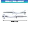 Suspension Control Service Hardware Set with Four Flanged Bushings, Sleeves, Threaded Pins, Nuts & Washers for Austin Mini Front End Maintenance