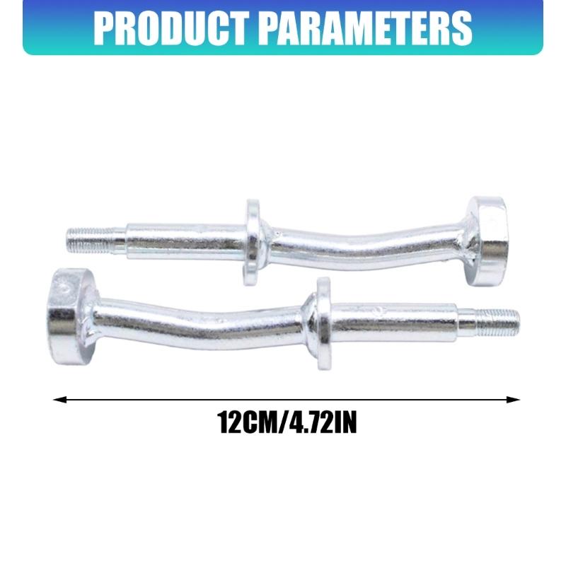 Suspension Control Service Hardware Set with Four Flanged Bushings, Sleeves, Threaded Pins, Nuts & Washers for Austin Mini Front End Maintenance