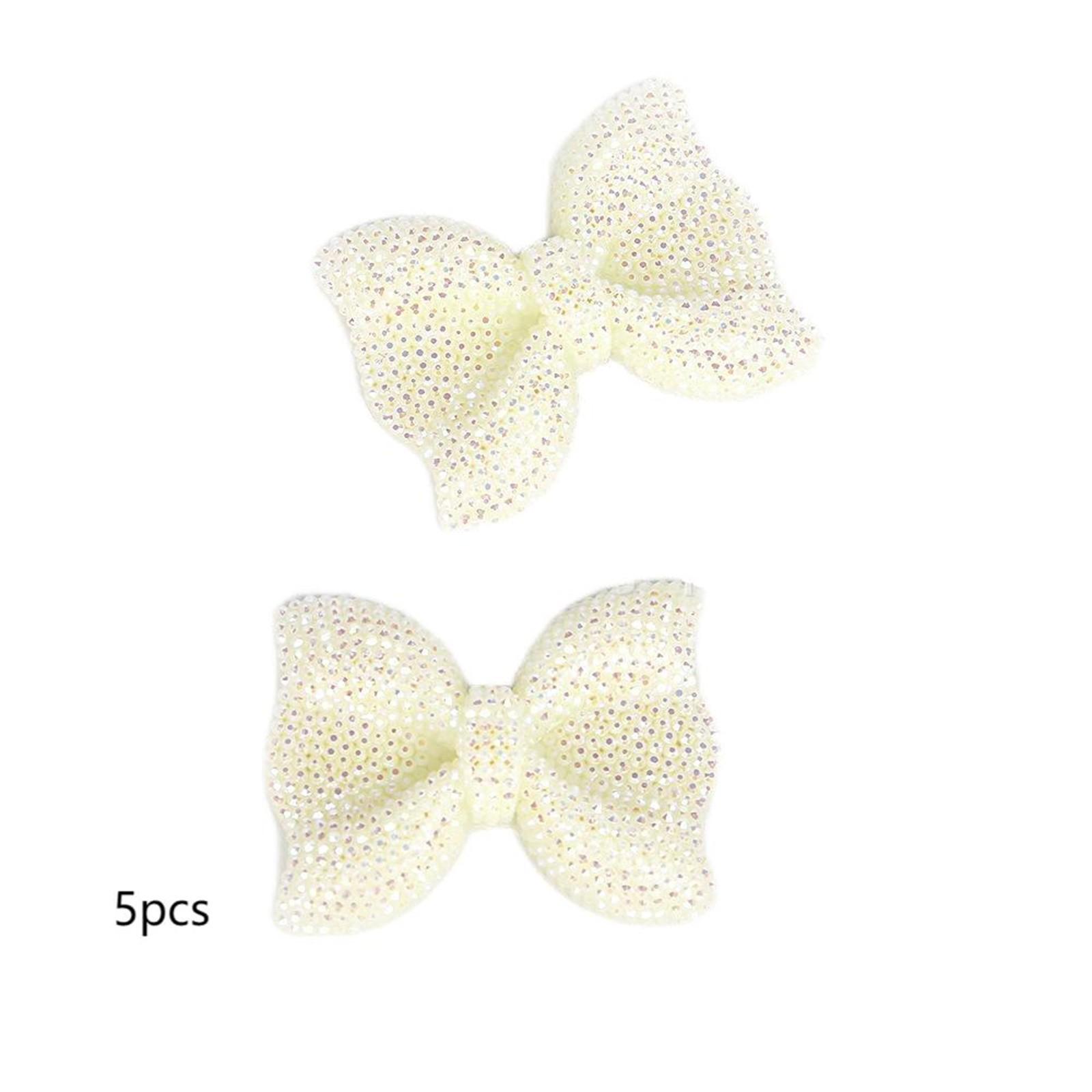 

5 шт. блестящие смоляные большие банты с плоским дном, аппликации из камней, сделай сам, свадебные украшения для альбома, шпильки, аксессуары для рукоделия SF563 One Size