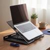 Metal Laptop Stand with Mesh Deck Foldable Height-Adjustable