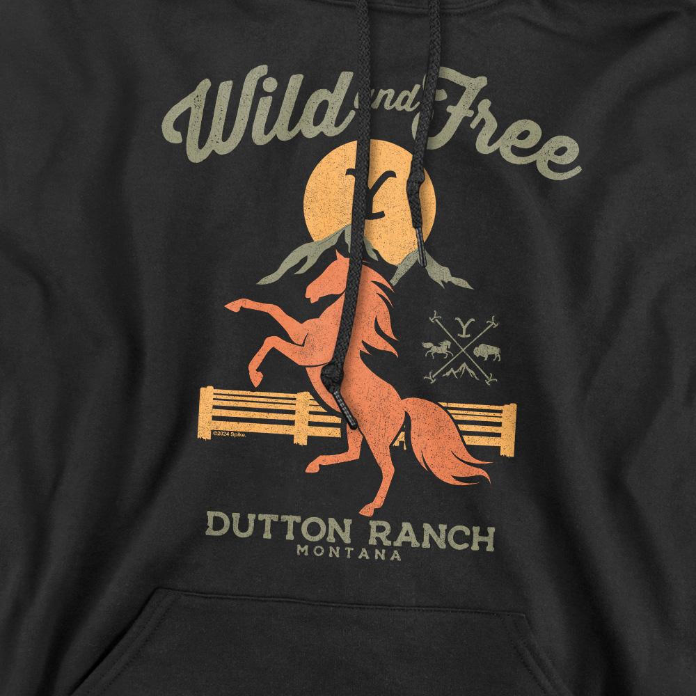 Yellowstone Mens Wild & Free Hoodie