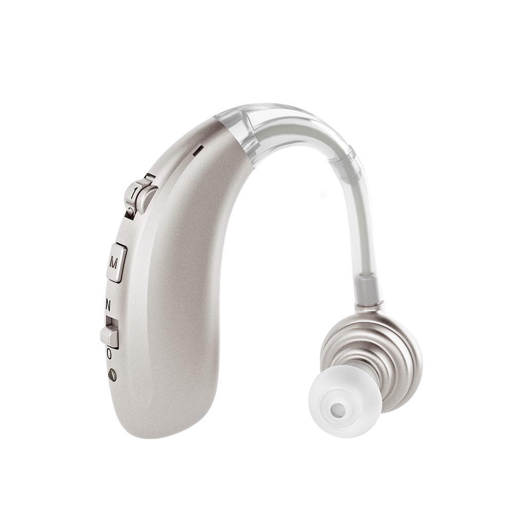 USB Rechargeable Behind-the-Ear Noise Reduction Hearing Aid (Non-Bluetooth)