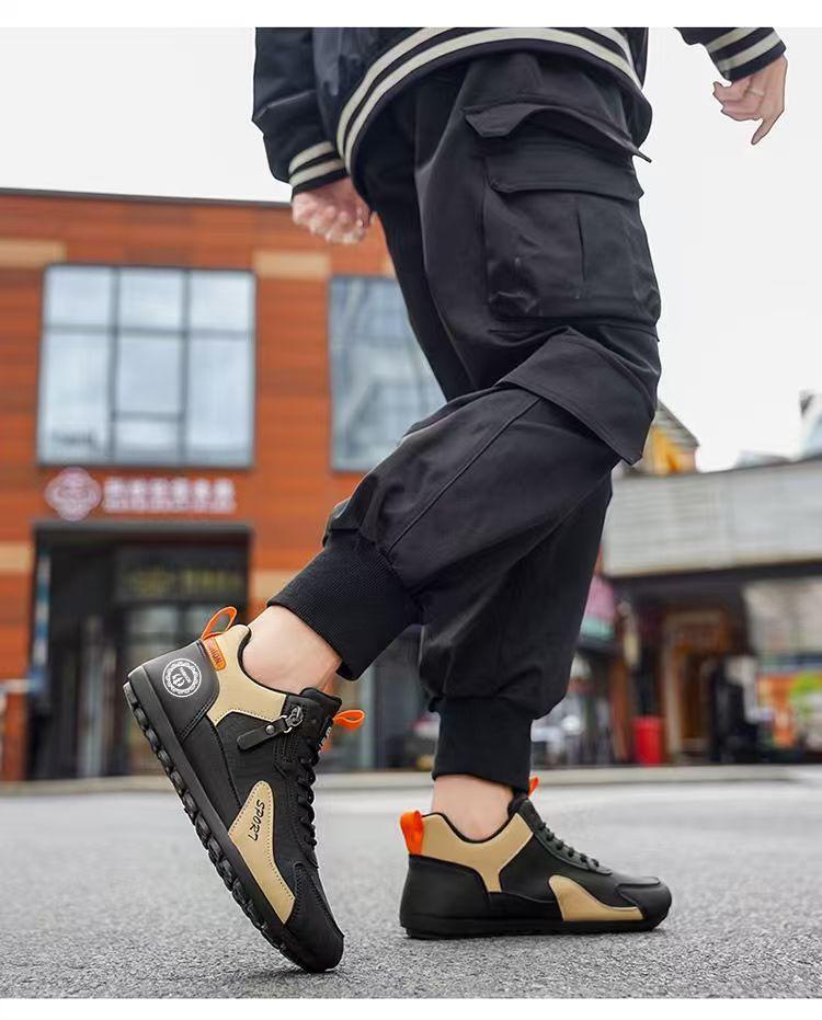 Kuanggan 2026 Men's Slip-On Versatile Casual Sports Shoes - Soft Sole for Work & Commute.