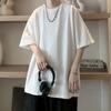 Heavy Short Sleeve T-Shirt Men'S Summer T-Shirt Top Teen Casual Loose Crew Neck Trend