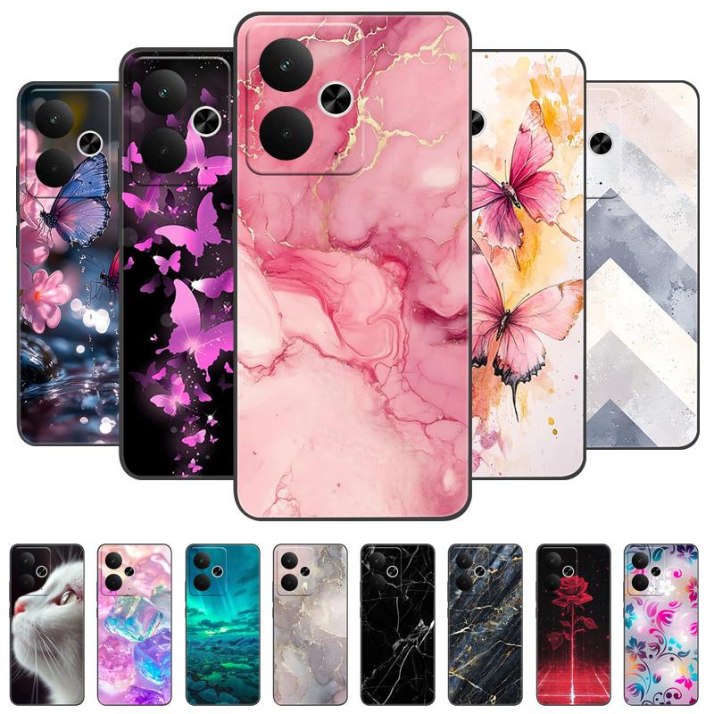 For Realme 14T Case Luxury Marble Painted Cover Silicone Case For Realme 14T RMX5078 Soft Bags Realme14T Bumper Shells Coque