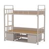 Steel Thickened Bunk Bed with Drawers
