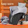 Elderly Travel Blanket: Winter Windproof, Coldproof Thick Quilt for Outdoor Wheelchair Use