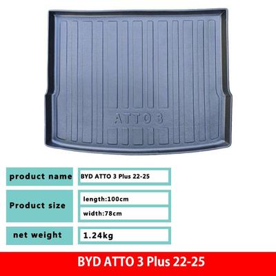 Durable Eco-Friendly Waterproof TPE Trunk Mat for 2022-2025 BYD Yuan Plus