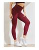 European & American High-Waisted Double-Breasted Yoga Pants - Velvet-Added, Thickened, Waist-Cinching, Hip-Lifting, Elastic Fit for Women.