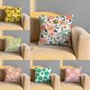 Spring and Summer Floral Cushion Cover Soft Reversible  Durable Pillow Cover  MultiScene Use for Home  Car Daily Comfort