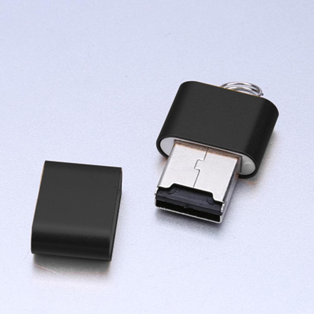 Mini Aluminium Alloy USB 2.0 T Flash TF Adaptér čtečky paměťových karet Micro SD