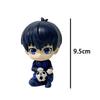 Blue Lock Kawaii Nagi Yisagi Isagi Yoichi Sedící Akční Figurka Panenka Stolní Model Anime Periferie Kreativní Dárek k Narozeninám Hračka