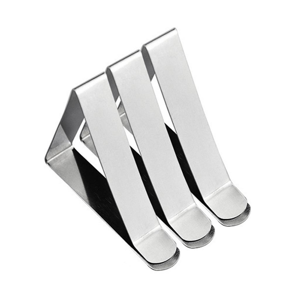 12Pcs Table Holder Steel Fixing Triangle Tablecloth Cover Clips