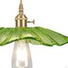 Contemporary Floral Pendant Light with Glass Shade for Home Decor