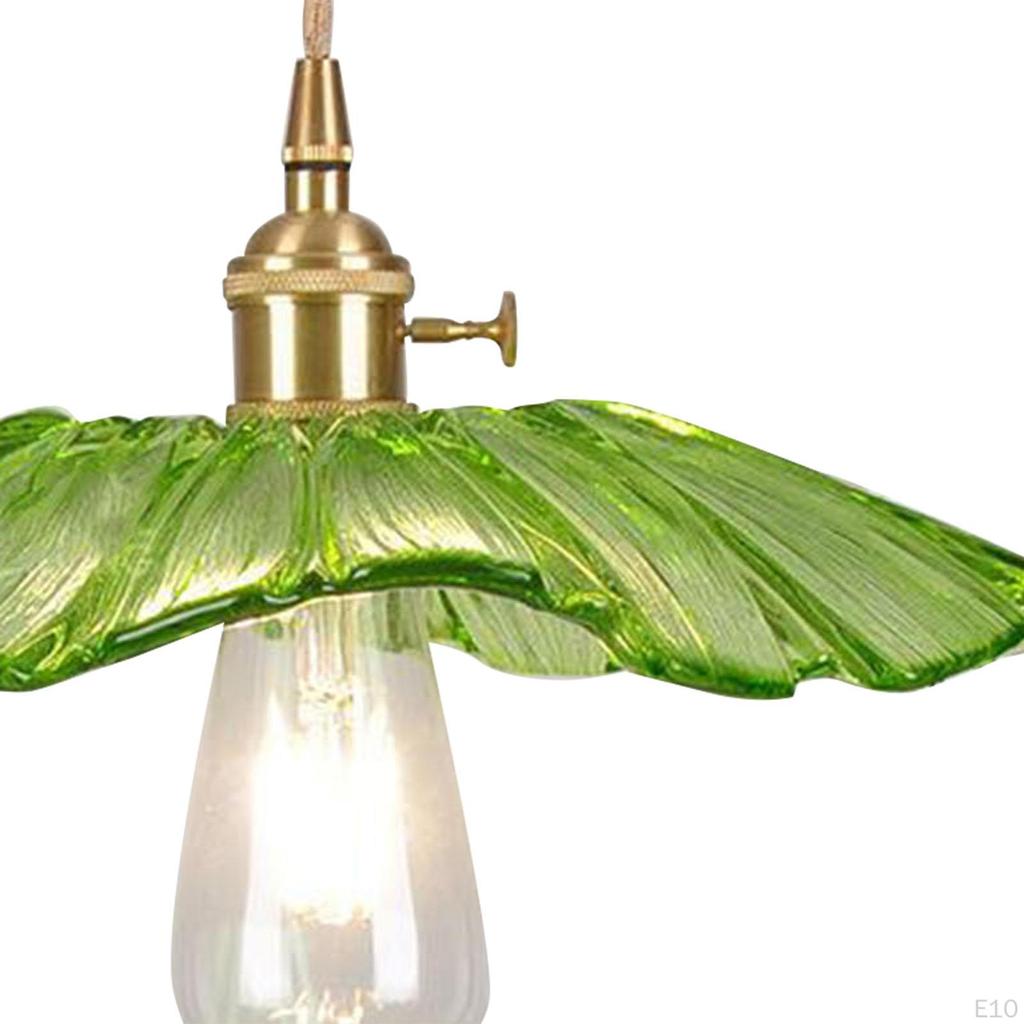 Contemporary Floral Pendant Light with Glass Shade for Home Decor
