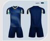 Unisex bedruckter Fußballteam-Trainingsanzug - für Erwachsene & Kinder, kurzärmelig, atmungsaktives Material
