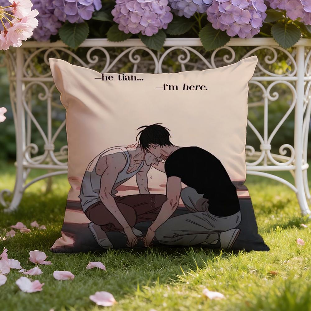 BL 19 Days C-Comics Cushion Cover Home & Car Dual-Scene Pillow Cover: Reversible for Premium Comfort