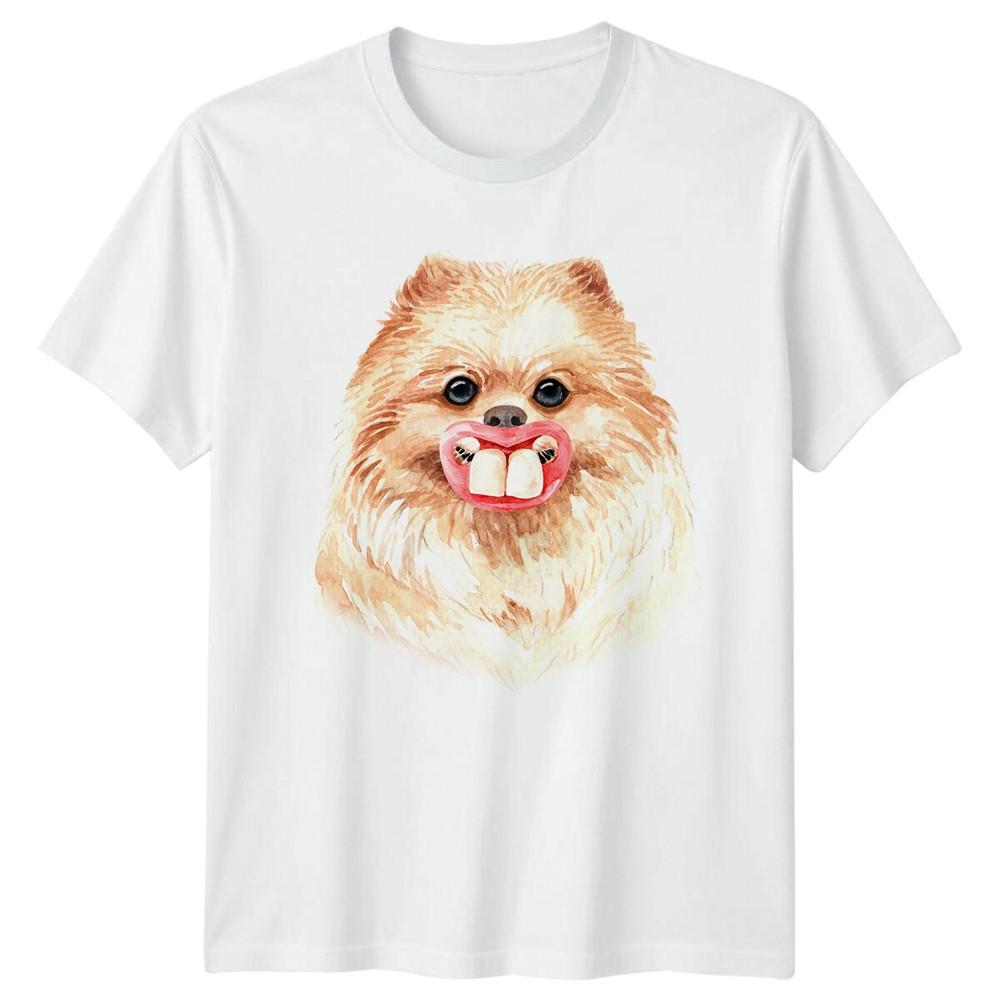 Funny Dog Pomeranian Breed Unisexs TShirt Graphic Tee For Unisex S