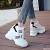 Women High Top Trendy Sneakers Platform Hot Sales Shoes Thick soled non slip leather footwear Femme Sneaker Boots Zapatos Mujer
