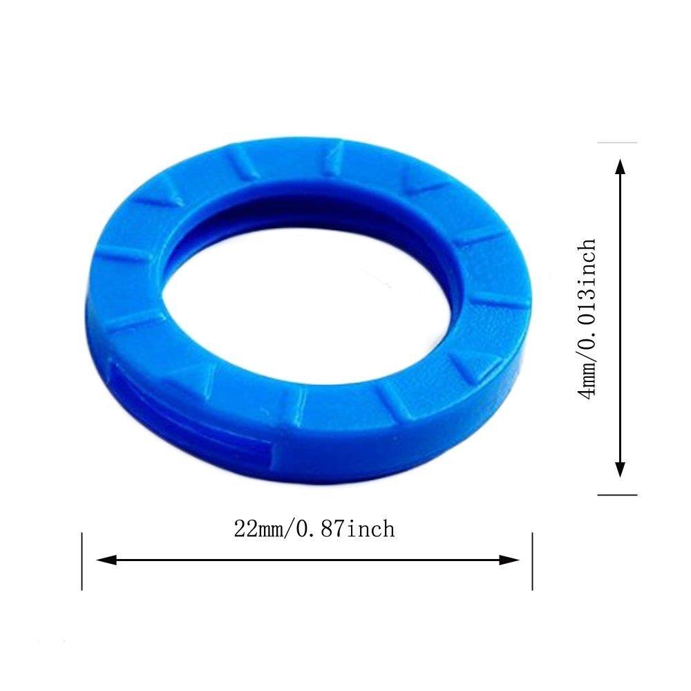 10pcs 24pcs 32pcs Color Key Sleeve Mixed Color Soft Silicone Elastic Key Ring DIY Key Pendant Marking to Distinguish 2030