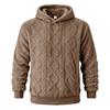 Autumn Winter Men High Street Casual Double-Sided Velvet Hooded Hoodies Sports Style Trend Pullover Sweatshirts