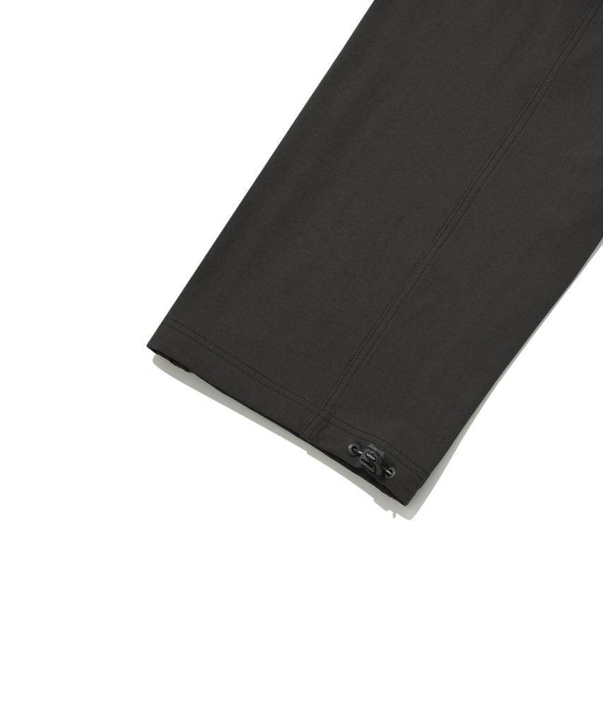 COVERNAT Fleece-Lined Cargo Wide Pants Charcoal