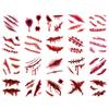 20PCS Halloween Scar Stickers for Face, Realistic Wound Effect Makeup Kit for Party Costume