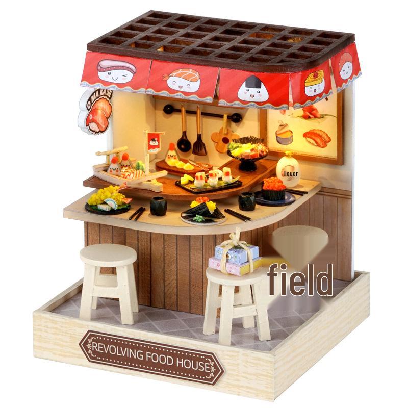 

Дом мудрости Сделай сам Павильон лунной магии: Собранная вручную модель игрушка и креативный подарок на день рождения