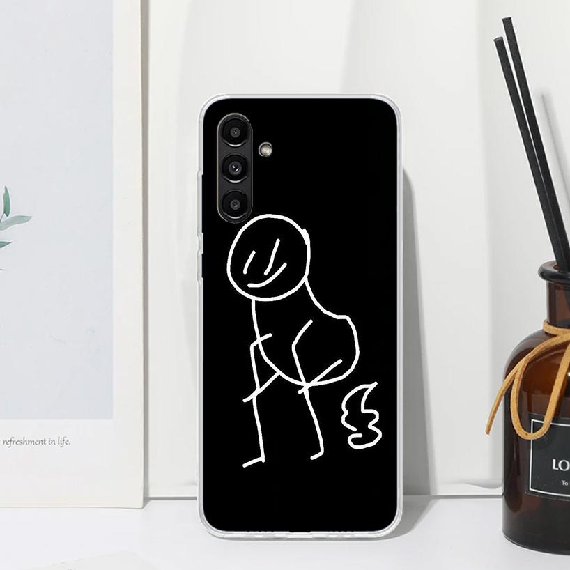 

Cartoon Stickman Matchman Phone Case For Samsung Galaxy A17 A37 A57 A16 A26 A36 A56 A15 A25 A35 A55 A14 A24 A34 A54 A13 A23 A33 Samsung A56