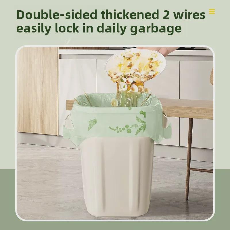 Heavy-duty Wormwood Kitchen Garbage Bags - Extra Thick, Portable, Oversized, Vest-Style Plastic Bags