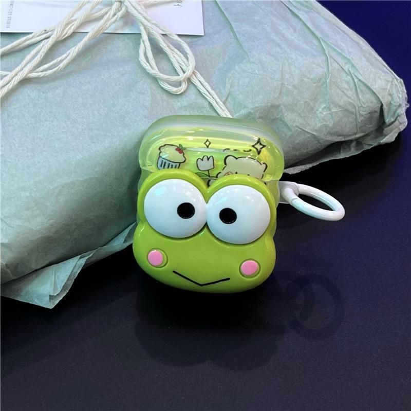 Cute three-dimensional frog for AirPods 1 generation protective case second generation 1 generation pro1 apple bluetooth headset case female