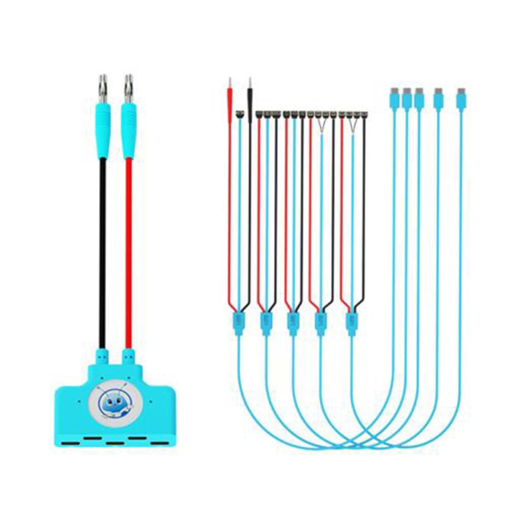 

MAANT KJ-3 1-to-3 15-Port Phone Boot Power Cable Extender Cellphone Startup Cable For Multiple Android Devices As Shown A